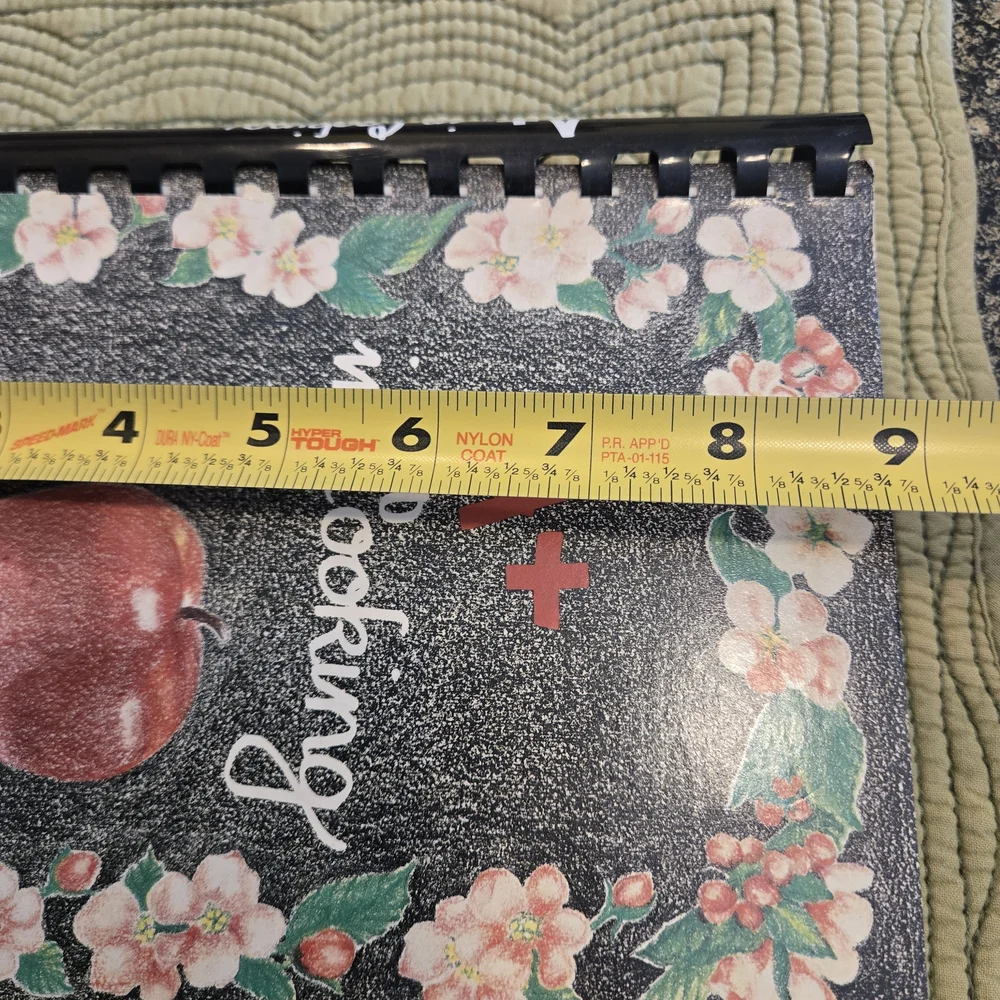 A+ in Cooking Spiral-Bound Recipe Book from a School Fundraiser USA